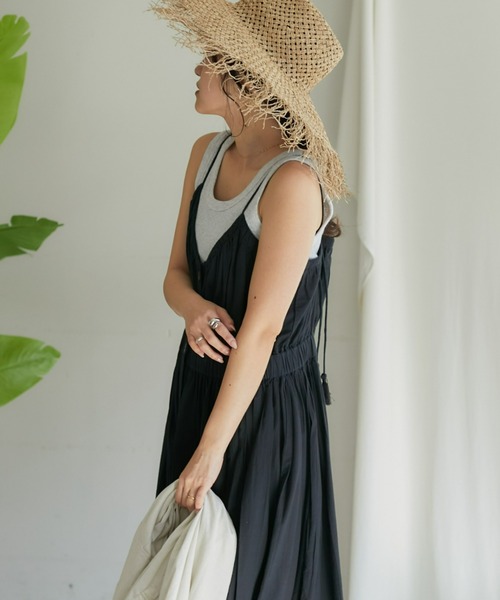 CIAOPANIC TYPY（チャオパニックティピー）の「【india】カットワークレーススカラップキャミワンピース（ワンピース・レディース・ブラック/サックスブルー/オフホワイト・ONE SIZE）」の13枚目の写真