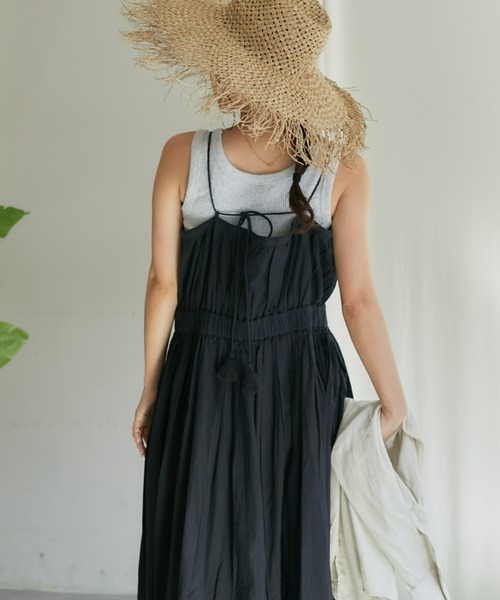 CIAOPANIC TYPY（チャオパニックティピー）の「【india】カットワークレーススカラップキャミワンピース（ワンピース・レディース・ブラック/サックスブルー/オフホワイト・ONE SIZE）」の12枚目の写真