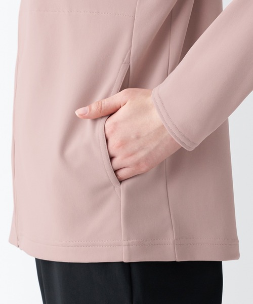 無印良品(ムジルシリョウヒン)の「〔MUJI WALKER〕婦人 UVカット乾きやすいジップパーカ(パーカー・レディース・ブラック/オフホワイト/グレー系1/ピンク・L/XL/XS/S/M)」の10枚目の写真