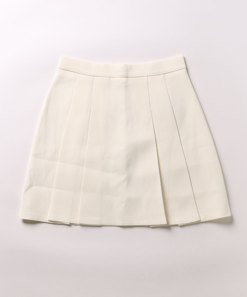 Mayree（メイリー）の「【Mayree】フロントプリーツミニスカート（スカート・レディース・ブルー/ピンク/ホワイト/ブラック・SMALL/MEDIUM/LARGE）」の15枚目の写真