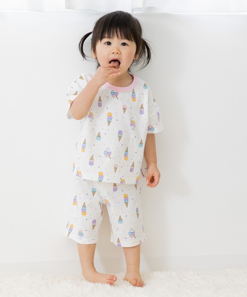 chil2（チルツー）の「総柄 パジャマセット（ルームウェア/パジャマ・キッズ・D/C/B/A・140cm/130cm/120cm/110cm/100cm/90cm/80ｃｍ）」の20枚目の写真