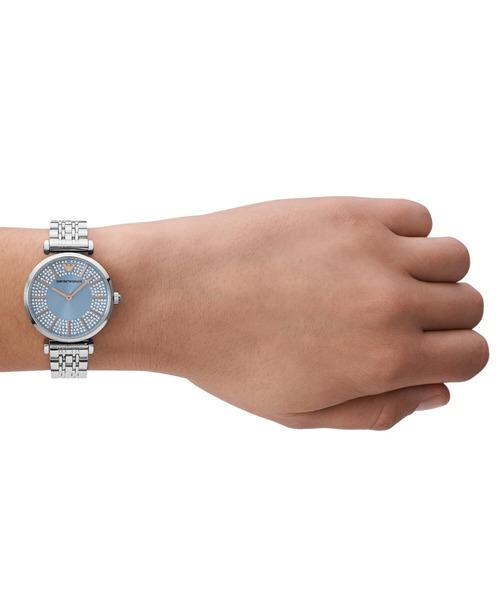EMPORIO ARMANI(エンポリオアルマーニ)の「エンポリオ・アルマーニ 腕時計 レディース アナログ ステンレス AR11594(アナログ腕時計・レディース・シルバー・FREE)」の6枚目の写真