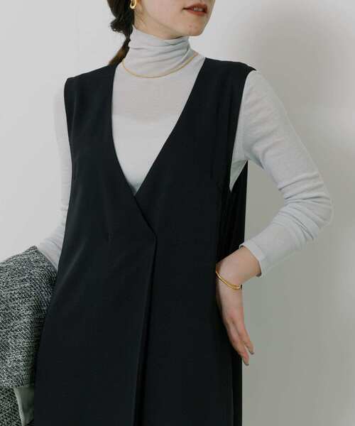 URBAN RESEARCH(アーバンリサーチ)の「ラメタートルネックカットソー(Tシャツ/カットソー・レディース・シルバー/ゴールド・FREE)」の5枚目の写真