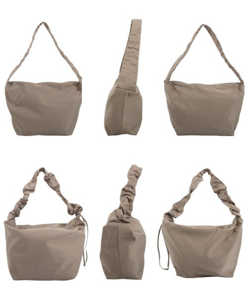 KOBE LETTUCE（コウベレタス）の「ショルダーフリルバッグ（ハンドバッグ・レディース・ブラック/アイボリー/ブルー/ベージュ・F）」の9枚目の写真