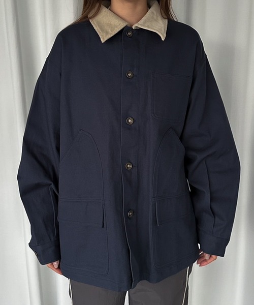 MUHET(ミュエータ)の「ハンティングジャケット(その他アウター・レディース・アイボリー/カーキ/ネイビー・X-LARGE/MEDIUM)」の7枚目の写真