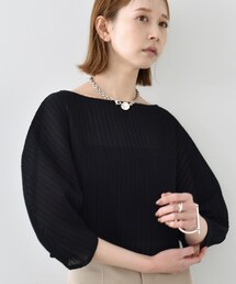 CODE A | CODE A｜sheer pleats tops(Tシャツ/カットソー)