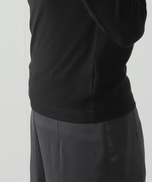 U by SPICK&SPAN（ユーバイスピックアンドスパン）の「ベアテンジクアシメトップス（Tシャツ/カットソー・レディース・ホワイト/ブラック/ベージュ・FREE）」の13枚目の写真