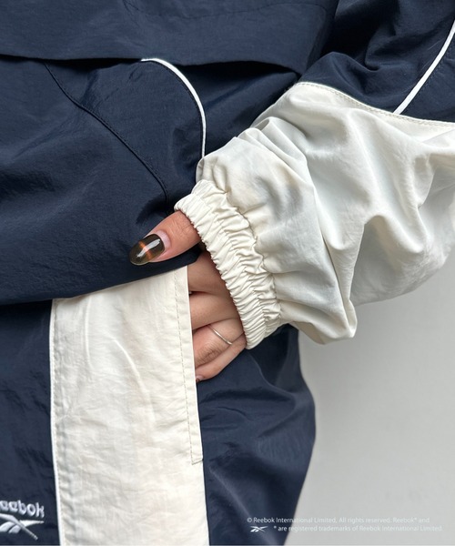 Reebok（リーボック）の「ナイロンパンツ（その他パンツ・メンズ・ネイビー/アイボリー/ブラック・MEDIUM/LARGE）」の9枚目の写真