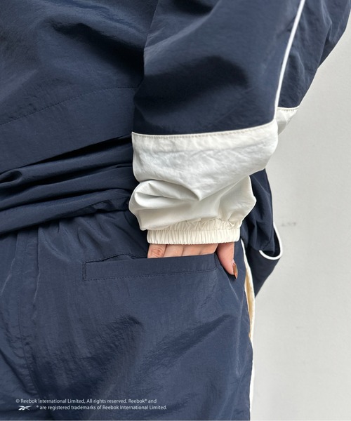 Reebok（リーボック）の「ナイロンパンツ（その他パンツ・メンズ・ネイビー/アイボリー/ブラック・MEDIUM/LARGE）」の12枚目の写真