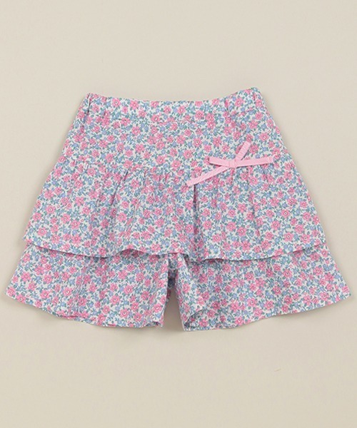 Love&Peace&Money(ラブアンドピースアンドマネー)の「小花柄フリルパンツ(その他パンツ・キッズ・ピンク/ブルー・90cm/100cm/110cm/120cm/130cm/80cm)」の2枚目の写真