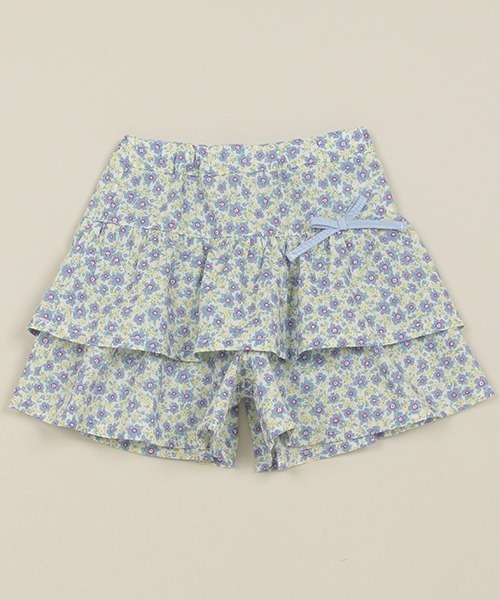 Love&Peace&Money(ラブアンドピースアンドマネー)の「小花柄フリルパンツ(その他パンツ・キッズ・ピンク/ブルー・90cm/100cm/110cm/120cm/130cm/80cm)」の1枚目の写真