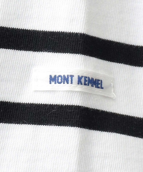 MONT KEMMEL(モンケメル)の「ルーズシルエット ボートネック ボーダー バスクシャツ 半袖(Tシャツ/カットソー・メンズ・ブラック/ホワイト/ホワイト系その他・M/XL/L)」の17枚目の写真
