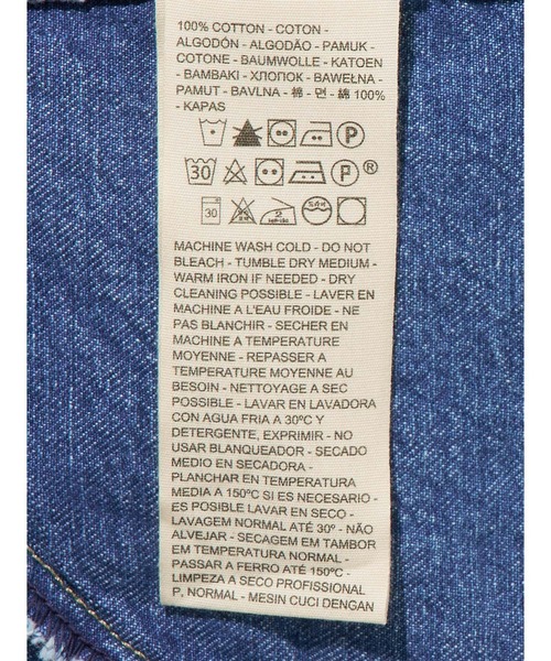 Levi's(リーバイス)の「Levi's/リーバイス WELLTHREAD(R) WILDFLOWER ワンピース インディゴ WILD BLOOMER(ワンピース・レディース・ダークインディゴブルー・M/S/XS)」の12枚目の写真