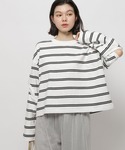 niko and...(ニコアンド)のツイストスリットロングTシャツ