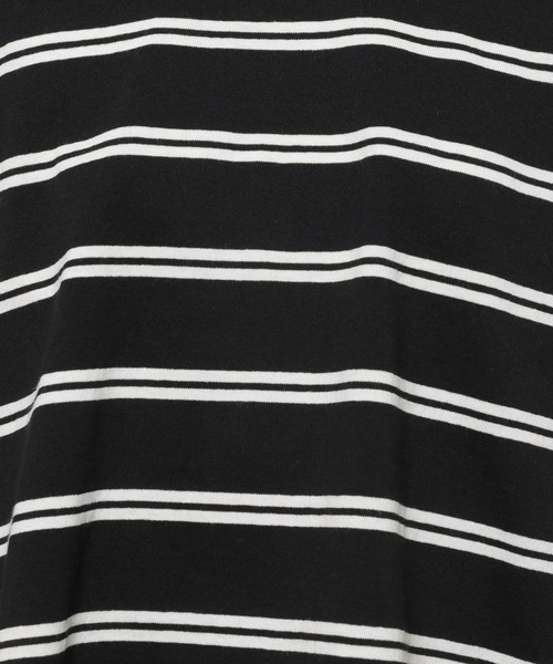 niko and...（ニコアンド）の「ツイストスリットロングTシャツ（Tシャツ/カットソー・レディース・チャコール/オフホワイト/ブラック/ピンク・MEDIUM/LARGE）」の11枚目の写真