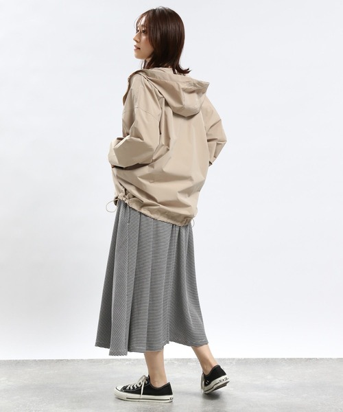 GLOBAL WORK Smile Seed Store（グローバルワーク スマイルシードストア）の「ワッフルワンピース/994859（ワンピース・レディース・チャコール/ブラック/ホワイト×ブラック/アイボリー・MEDIUM/X-LARGE/LARGE/SMALL）」の15枚目の写真