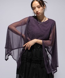 スクエアシアーレイヤーTシャツ(HARE)