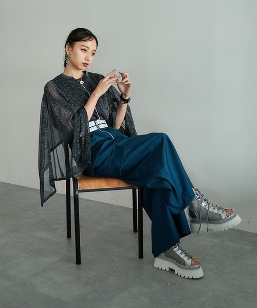 HARE（ハレ）の「スクエアシアーレイヤーTシャツ(HARE)（Tシャツ