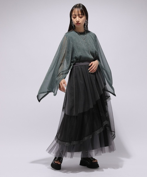 HARE（ハレ）の「スクエアシアーレイヤーTシャツ(HARE)（Tシャツ