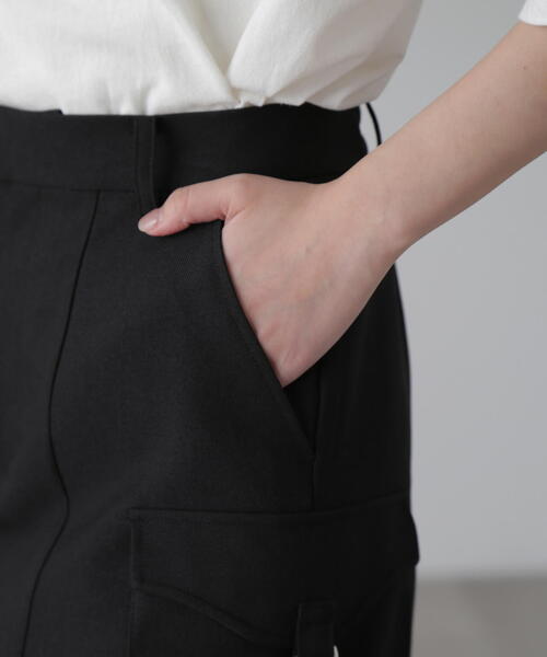 FREE'S MART（フリーズマート）の「◆【3サイズ展開XS-M】カーゴミニスカート【低身長サイズ有】（スカート・レディース・ブラック/ベージュ・SMALL/MEDIUM/X-SMALL）」の13枚目の写真