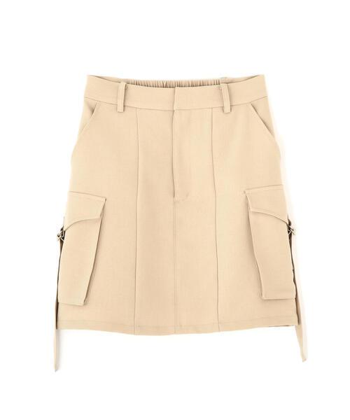 FREE'S MART（フリーズマート）の「◆【3サイズ展開XS-M】カーゴミニスカート【低身長サイズ有】（スカート・レディース・ブラック/ベージュ・SMALL/MEDIUM/X-SMALL）」の18枚目の写真