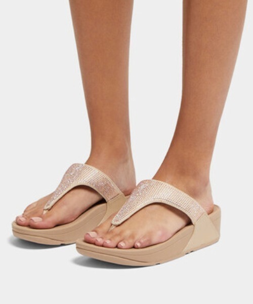 fitflop（フィットフロップ）の「【fitflop/フィットフロップ】LULU CRYSTAL EMBE（スニーカー・レディース・ブラック/ピンク系その他/ベージュ/カーキ/ライトブルー・US6/US7/US8/US5）」の3枚目の写真