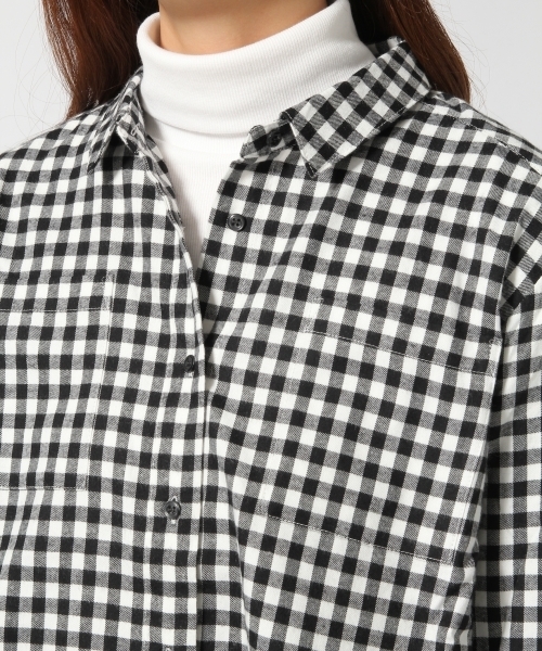 GLOBAL WORK(グローバルワーク)の「2WAYレギュラーシャツ長袖/566271(シャツ/ブラウス・レディース・カーキ/グレー/ホワイト/その他・LARGE/SMALL/MEDIUM)」の17枚目の写真