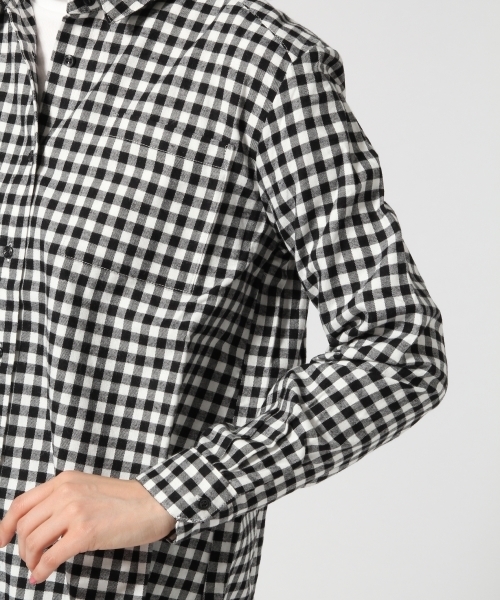 GLOBAL WORK(グローバルワーク)の「2WAYレギュラーシャツ長袖/566271(シャツ/ブラウス・レディース・カーキ/グレー/ホワイト/その他・LARGE/SMALL/MEDIUM)」の19枚目の写真