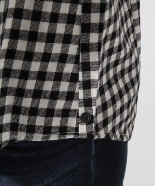 GLOBAL WORK(グローバルワーク)の「2WAYレギュラーシャツ長袖/566271(シャツ/ブラウス・レディース・カーキ/グレー/ホワイト/その他・LARGE/SMALL/MEDIUM)」の11枚目の写真