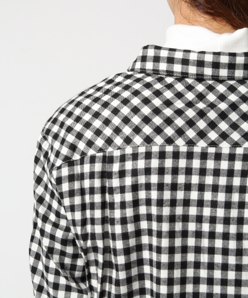 GLOBAL WORK(グローバルワーク)の「2WAYレギュラーシャツ長袖/566271(シャツ/ブラウス・レディース・カーキ/グレー/ホワイト/その他・LARGE/SMALL/MEDIUM)」の12枚目の写真