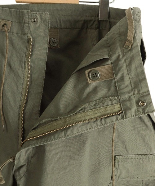 REMI RELIEF NAVY LABEL（レミレリーフネイビーレーベル）の「REMI RELIEF NAVY LABEL / レミレリーフ ネイビーレーベル：オーバーパンツ：RN26349291AK[STD]（その他パンツ・メンズ・ホワイト/オリーブ・L/M/S）」の5枚目の写真