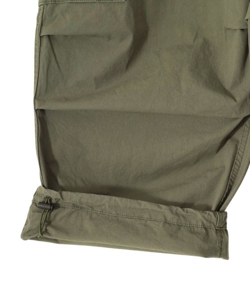 REMI RELIEF NAVY LABEL（レミレリーフネイビーレーベル）の「REMI RELIEF NAVY LABEL / レミレリーフ ネイビーレーベル：オーバーパンツ：RN26349291AK[STD]（その他パンツ・メンズ・ホワイト/オリーブ・L/M/S）」の6枚目の写真