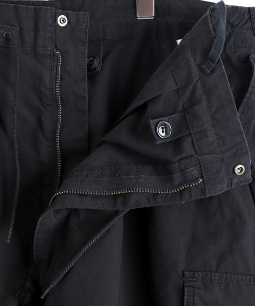 REMI RELIEF NAVY LABEL（レミレリーフネイビーレーベル）の「REMI RELIEF NAVY LABEL / レミレリーフ ネイビーレーベル：オーバーパンツ：RN26349291AK[STD]（その他パンツ・メンズ・ホワイト/オリーブ/ブラック・L/M/S/XL）」の16枚目の写真