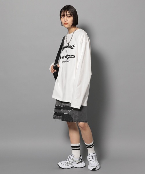 Anui（アニュイ）の「【UNISEX/2サイズ展開】ダメージハーフデニム（デニムパンツ・レディース・ブラック/ブルー・SMALL/MEDIUM）」の20枚目の写真