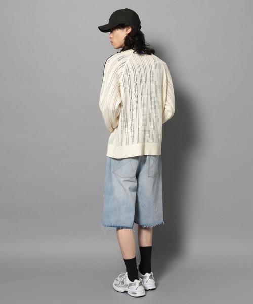 Anui（アニュイ）の「【UNISEX/2サイズ展開】ダメージハーフデニム（デニムパンツ・レディース・ブラック/ブルー・SMALL/MEDIUM）」の15枚目の写真