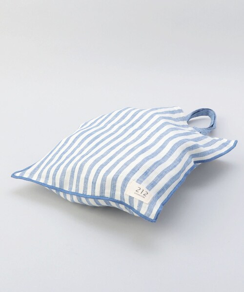 212 KITCHEN STORE(トゥワントゥキッチンストア)の「リネンストライプ エコバッグS WH×BL <212Kオリジナル>(エコバッグ/サブバッグ・レディース・その他・00)」の6枚目の写真