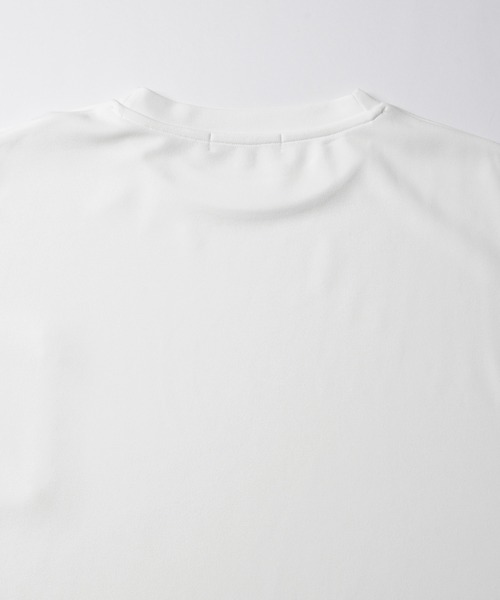 Anchor Smith（アンカー スミス）の「【2点セット】梨地サイドスリットビックシルエット接触冷感クルーネックTシャツ＆ベーシックタンクトップ（Tシャツ/カットソー・メンズ・ワイン/ブラック×ホワイト/ブラック/ブルーグリーン/ホワイト×ブラック/ライトグレー/ホワイト/ライトブルー/ベージュ/ネイビー・L/M）」の19枚目の写真