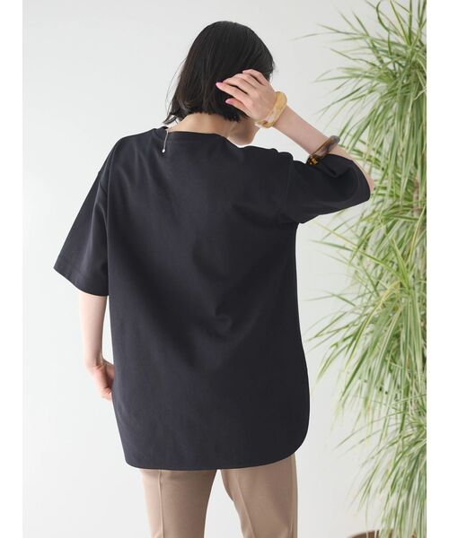 セール】抗菌防臭+UVカット裾ラウンドカットチュニック（Tシャツ