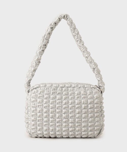 GALLEST（ギャレスト）の「◆ポップコーンショルダーバッグ（ショルダーバッグ・レディース・ブラック/オフホワイト/シルバー・00）」の5枚目の写真