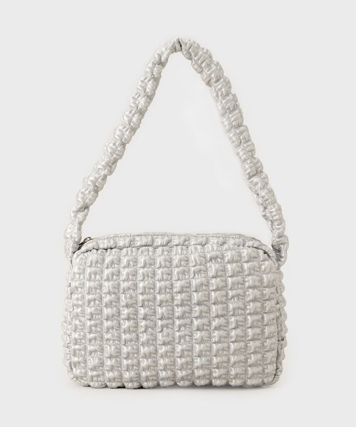 GALLEST（ギャレスト）の「◆ポップコーンショルダーバッグ（ショルダーバッグ・レディース・ブラック/オフホワイト/シルバー・00）」の7枚目の写真