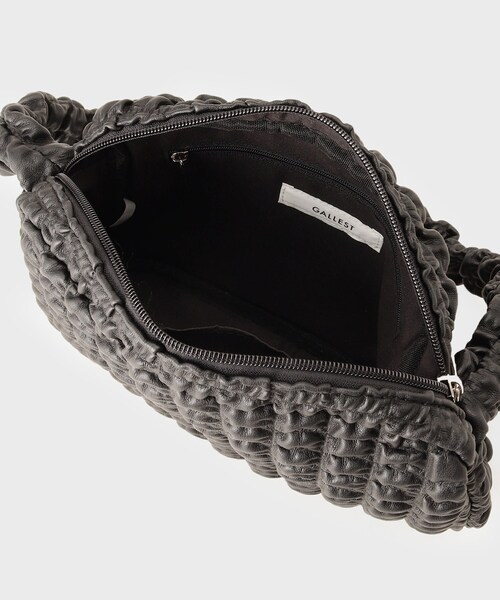 GALLEST（ギャレスト）の「◆ポップコーンショルダーバッグ（ショルダーバッグ・レディース・ブラック/オフホワイト/シルバー・00）」の11枚目の写真