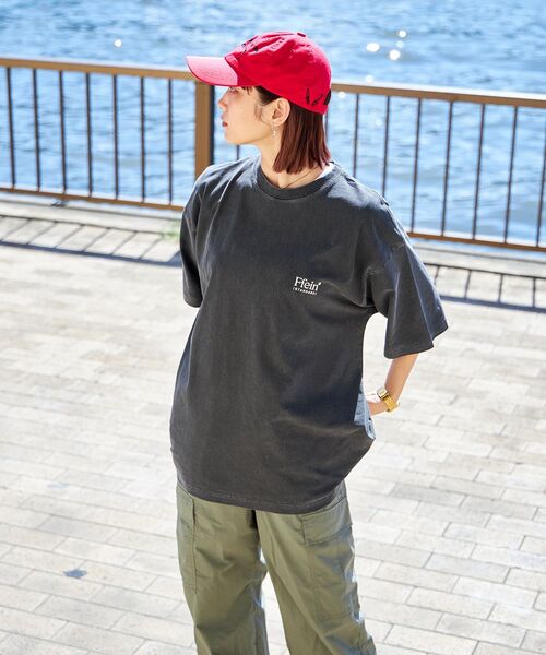 FFEIN（フェイン）の「【FFEIN(フェイン)】ヴィンテージライクショップTシャツ/ 古着風 フェード（Tシャツ/カットソー・メンズ・グリーン/ホワイト/パープル/チャコール・LARGE/MEDIUM/SMALL）」の6枚目の写真