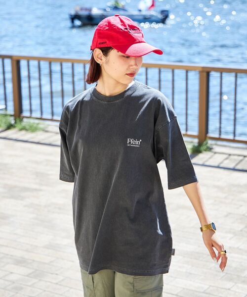 FFEIN（フェイン）の「【FFEIN(フェイン)】ヴィンテージライクショップTシャツ/ 古着風 フェード（Tシャツ/カットソー・メンズ・グリーン/ホワイト/パープル/チャコール・LARGE/MEDIUM/SMALL）」の8枚目の写真