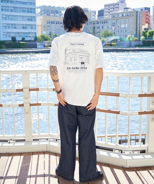 FFEIN（フェイン）の「【FFEIN(フェイン)】ヴィンテージライクショップTシャツ/ 古着風 フェード（Tシャツ/カットソー・メンズ・グリーン/ホワイト/パープル/チャコール・LARGE/MEDIUM/SMALL）」の22枚目の写真