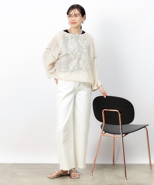 品質が 美品☆index カシミヤ混なめらかコートL インデックス