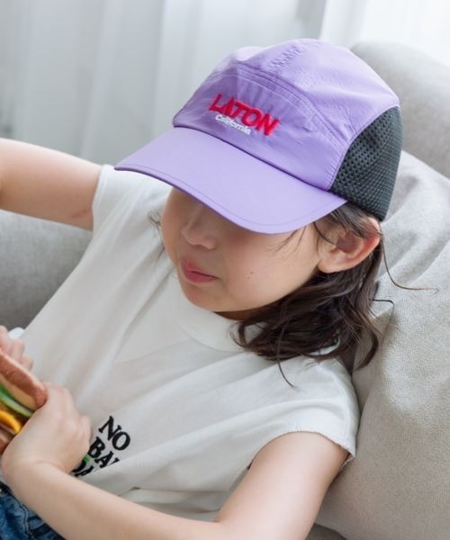 LOWRYS FARM（ローリーズファーム）の「サイドメッシュＣＡＰ　 119034（キャップ・キッズ・ブラック/ブルー/パープル・FREE）」の3枚目の写真
