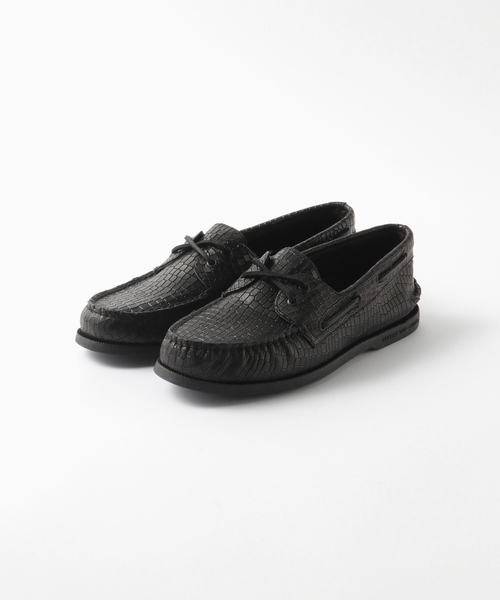 Sperry (スペリー)の「SPERRY / スペリー MA/O 2EYE EXOTICS STS25289/STS25290(モカシン/デッキシューズ・メンズ・ブラウン/ブラック・28cm/27cm/26cm/25cm)」の1枚目の写真