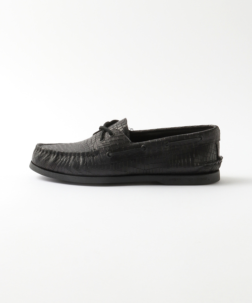 Sperry (スペリー)の「SPERRY / スペリー MA/O 2EYE EXOTICS STS25289/STS25290(モカシン/デッキシューズ・メンズ・ブラウン/ブラック・28cm/27cm/26cm/25cm)」の3枚目の写真