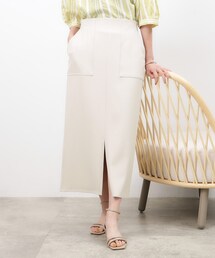 ◆ストレッチタイトスカート【洗濯機洗い可】