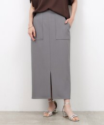 OPAQUE.CLIP | ストレッチタイトスカート【洗濯機洗い可】(スカート)